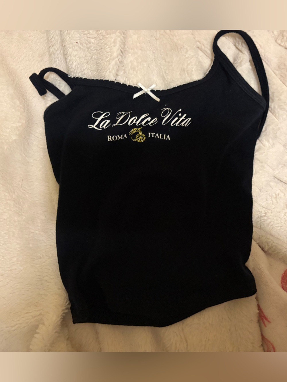 Navy Blue Garage Cami Tank Top